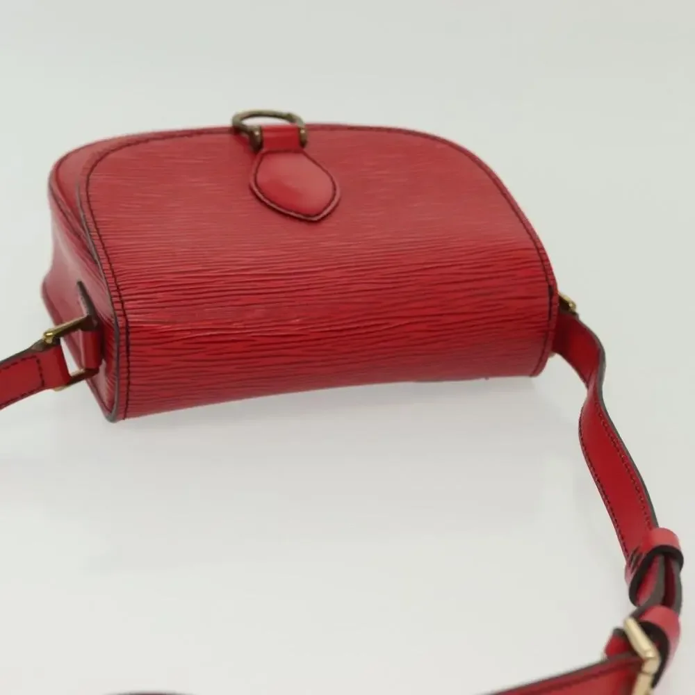 Louis Vuitton Epi Saint Cloud PM Shoulder Bag Red